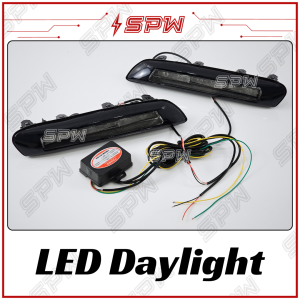 Perodua Myvi Facelift G3 MG3 (2022-2025) DayLight DRL Cover Front Bumper LED Fog Spot Lamp Light Signal Foglamp Foglight Spotlight Sequential Running Signal Light 2022 2023 2024 2025