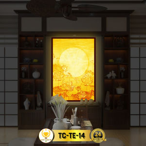 Đèn Thờ Tranh Trúc Chỉ Dọc CHÂN THIỆN MỸ Trang Trí Bàn Thờ Tranh Thờ Trúc Chỉ Nhiều Mẫu CTC-TE-02