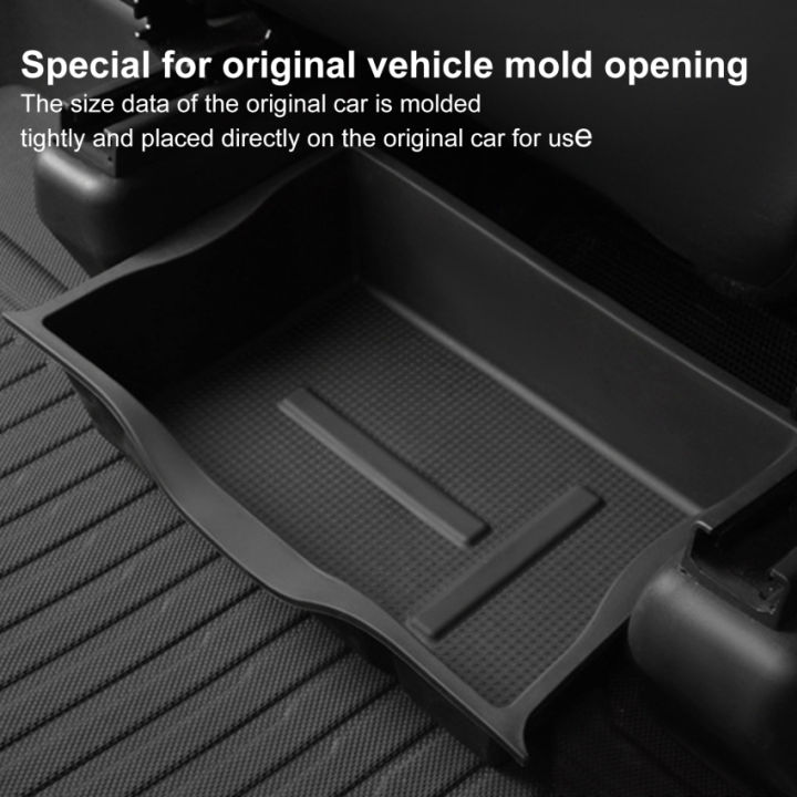 Tesla Model Y 2020 2023 Under Seat Storage Box TPE Driver Passenger ...