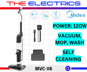 MIDEA 120W WET & DRY 3-IN-1 CORDLESS FLOOR WASHER / VACUUM CLEANER MVC-X6