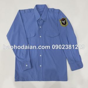 Áo bảo vệ vải kate ford dài tay kèm logo