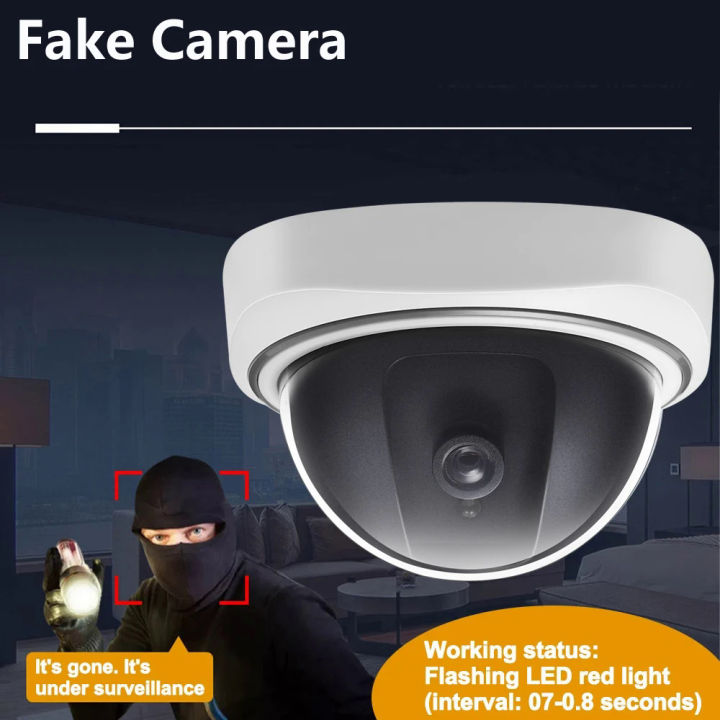 Indoor/Outdoor Dummy Smart Surveillance Camera Home Dome Waterproof ...