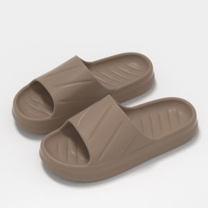 Free Shipping WomenS Bathroom Non-Slip Home Indoor Soft Bottom Korean Style Simple Thick Bottom Outdoor Home Summer Slippers MenS