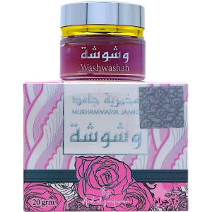 Washwashah Perfumed Mukhammaria Jamid Perfumed Body Cream Long Lasting By Ard Al Zaafaran 20G