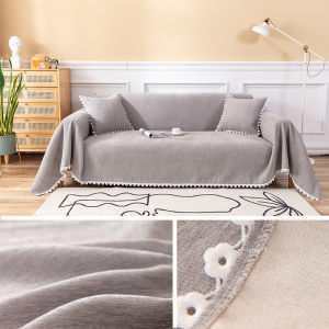 COZY ผ้าคุมโซฟา 2/3 ที่นั่ง ผ้าเชนิลล์หนา กันแมวข่วน เบาะโซฟา ขนาดใหญ่ 180X300ซม