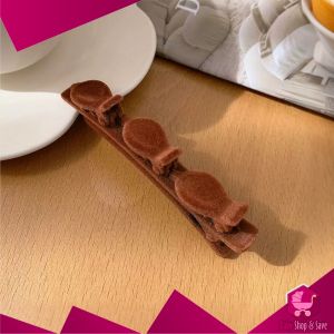 BabyShop-C1383 Jepitan Rambut Wanita Model Kepang Ala Korea Style Jepit Rambut Poni Velvet Hair Pins