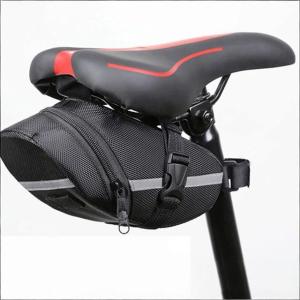 Bicycle Saddle Bag Waterproof Reflective MTB Bike Seat Rear Storage Pouch Adjustable Strap Cycling Tail Bag