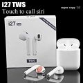 Tai nghe bluetooth i27 hỗ trợ sạc không dây. 