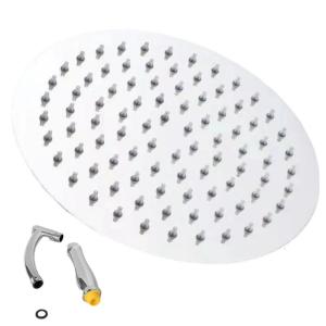 Áp lực cao vòi sen phun mưa phòng tắm mưa vòi sen thép không gỉ đầu vòi sen lớn vòi sen cong đầu vòi sen Extender