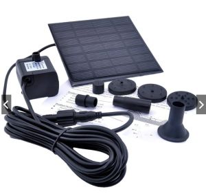 Solar Pump น้ําพุโซล่าเซลล์ ปั๊มน้ําพุ น้ําพุพลังงานแสงอาทิตย์ Fountain Solar WATER /0973