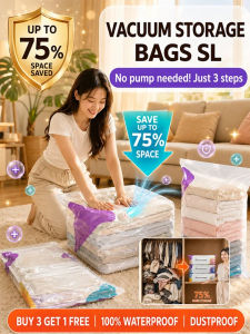 ⭐ Vacuum Bag for Storage / Jumbo Vacuum Bag for Clothes Blankets Bedding / Waterproof Tear-Resistant Vacuum Bag / Durable Material / Reusable / Large Capacity - Extra Large Vacuum Compression Bag