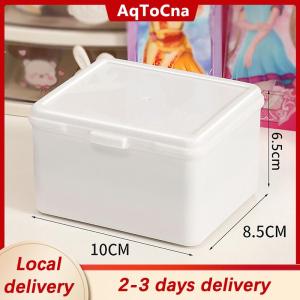 [COD] AqToCna Ship within 24 hours Korean Transparent Storage Box Blind Box Card Photocard Storage Box Photo Card Organizer Classification Flip Box