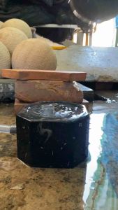 หินหมุน ขนาด12เซนติเมตร หินมงคล หินหมุนปรับฮวงจุ้ย ปรับฮวงจุ้ย แถมปั้มฟรี