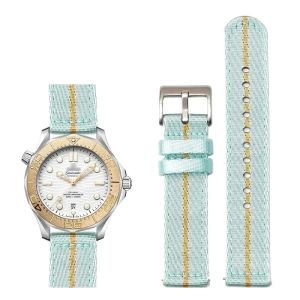 Zhangeer 18mm 20mm 22mm 24mm Quick Release Woven Canvas Nylon Watch Strap Sport Watch Bracelet Universal Wristband Silver Pin Buckle Watch Accessories with Tool