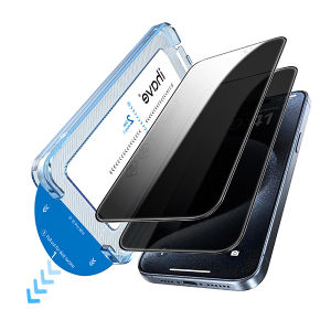 iHave (2pcs)2.5D Full-screen Privacy Tempered Glass Screen Protector Easy Installation For iPhone