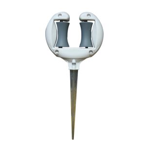 NO4 PANDA Roller Top Hose Guide Holder Iron Durable Garden Hose Guide Garden Irrigation Tool Pointed Head Lawn Hose Guide Outdoor Yard