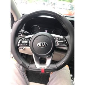 BỌC VÔ LĂNG D CUT CARBON XE SUZUKI XL7ERTIGASWIFTKIA SELTOS SONETELANTRA SPORTNISSAN ALMERA BEJING X7 MG HS MG ZS Vinfast  VF8 VF9 VFE34 / Nerio Green Ford Territory