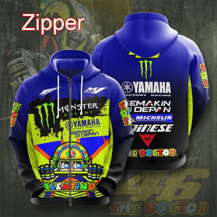 Yamaha Personalized Yamaha Motogp Racing Team Sports Men s Stretched Hoodie Spring and Autumn Leisure Children s Sweatshirt Jacket free nick name and logo Lazada PH