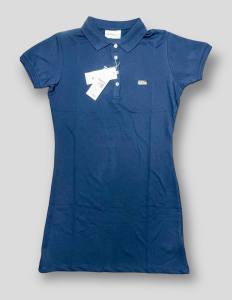 S1 - A230 | PREMIUM POLO DRESS WITH ENGRAVED LOGO IN 4 BUTTONS - SOFT FABRIC PATCH LOGO