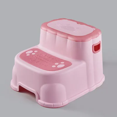 [SG Stock] Anti-slip Double Step Stool / Toilet Potty Training stool / Detachable Toddler Non-Slip Bathroom Potty Stool