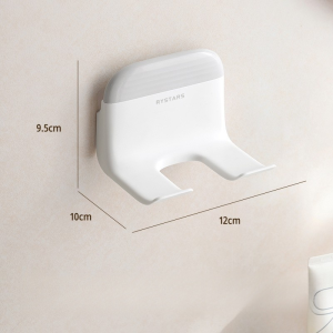 Bathroom Organizer 2 In 1 Multifunctional Hair Dryer Rack Wiper Comes With Storage 2 In 1 Shelf