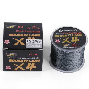 Sougayilang Senar Pancing X4 PE Jalinan Pancing Kuat dan Tahan Lama Pancing 100m 0.12mm - 0.40mm 8KG - 30.2KG senar pancing anti kriting dan kuat untuk Ikan Mas Bass