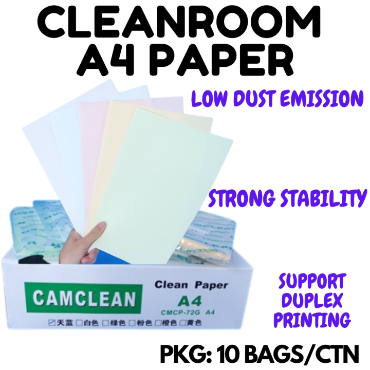 CAMCLEAN Cleanroom A4 High Quality Printing Paper Non chip Lazada
