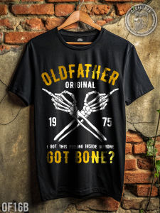 เสื้อยืดคอกลมวินเทจ สกรีนลาย กระดูก Got bone Vintage.( รหัสสินค้า OF 16 )