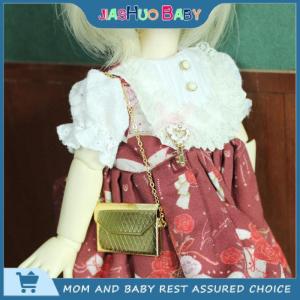 JiaShuo Baby Toy Metal chain pack Doll Bag Miniature Shopping Handbag for Clothes Accessories
