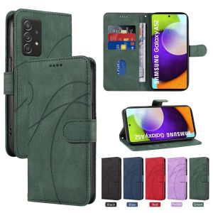 For Samsung Galaxy A52S A52 A72 A03S A02S A32 A22 A12 5G Cover Samsung A52 A72 A32 A22 4G Phone Case Magnetic Leather Wallet Card Slot Couples Flip Cover Casing