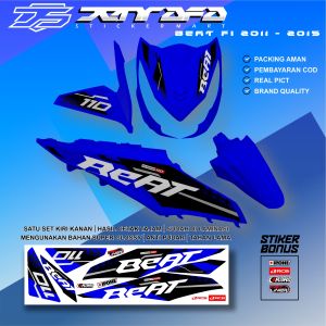 STRIPING BEAT FI VARIASI MINIMALIS / DECAL STRIPING MOTOR BEAT FI MINIMALIS