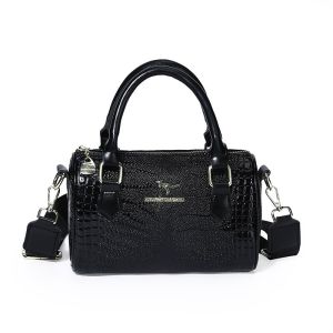 G52147 TAS PREMIUM WANITA TAS SELEMPANG WANITA TAS HANDBAG TOP HANDLE BAG MOTIF CROCO GLOSSY