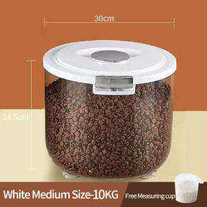 Food  Storage Bucket Cat Food  Loaded Dog Food Barrel Storage Tank 10KG 15KG Cat and Dog