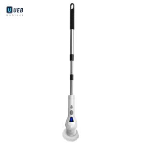 Ueblock✈ Electric Spin Scrubber with Adjustable Extension Handle Household Cleaning Brush Cordless Shower Scrubber for Tile Floor