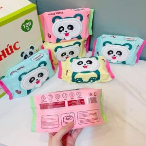 KHĂN ƯỚT CAO CẤP GẤU TRÚC THIÊN PHÚC 120 TỜ