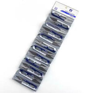 Kéo bấm chỉ QX-805 tay cầm TRẮNG XANH quả chuông siêu sắc bén được sử dụng trong ngành may (GIÁ 1 CÁI)
