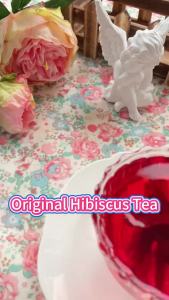 Premium Original Grade Hibiscus Herbal Tea – FDA Approved 100% Pure Natural Dried Hibiscus Flowers Tea Bags Caffeine Free Sugar-Free Floral Infusion Local Philippine Gumamela Refreshing Fruit Tea Top Quality 36 Individually Packed Tea Bags