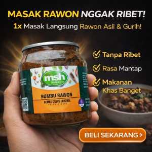 Bumbu Rawon Siap Masak 190gr Bumbu Rawon Rempah Alami Bumbu Rawon Praktis Tanpa Pengawet