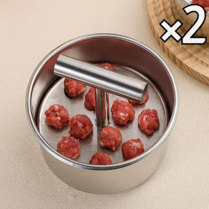 Stainless Steel Meatball Maker Kitchen Molds Home Chef Tool/Quick And Easy Meatball Mold/Fast Kitchen Prep/Practical For Restaurant Housewives