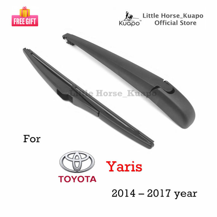 2014 to 2017 Toyota Yaris Rear Wiper Assembly (Set/Arm/Blade/Rubber/Nut