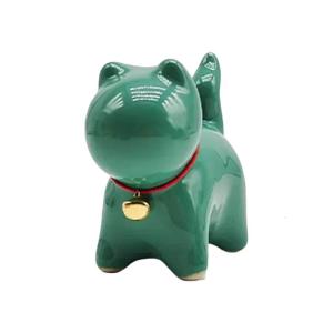 Delightful Ceramic Kitten Accent Figurine Desk Decoration Ornament For Enhancing Ceremony Lovely Multiple Color