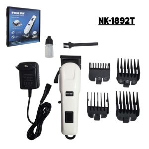 【READY STOCK🛒】Professional Hair Trimmer NK-1892T  Cordless & Plug-In Hair Clipper  4 Guide Comb