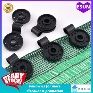 10PCS Sun Shade Net Clip Garden Tools Greenhouse Shade Cloth Fix Clamp Plastic Grommet Fence Netting Installation Hook