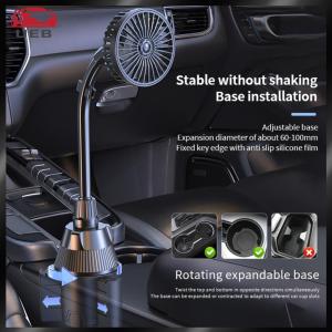 [UEB AUTO]พัดลมถือถ้วยรถยนต์ USB 3 ความเร็วรถยนต์พัดลมระบายความร้อนขนาดเล็กปรับได้พัดลมถือถ้วยน้ำอัตโนมัติสำหรับรถตู้รถบรรทุก SUV RV