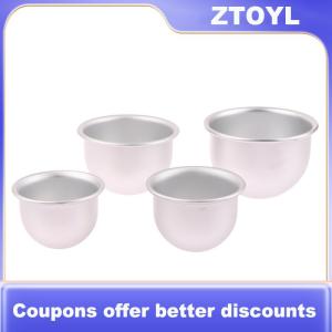 【ZTOYL】 1Pc Aluminum Alloy Deep Semicircle Cake Mold Pan Doll Dress Cake Cake Decoration Accessories Mold Halloween Mold