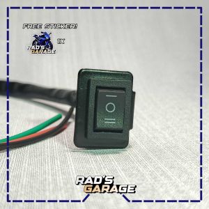 Saklar Lampu 3 Mode 3 Pin Saklar Kiri Saklar Kanan Saklar Motor Saklar Mobil