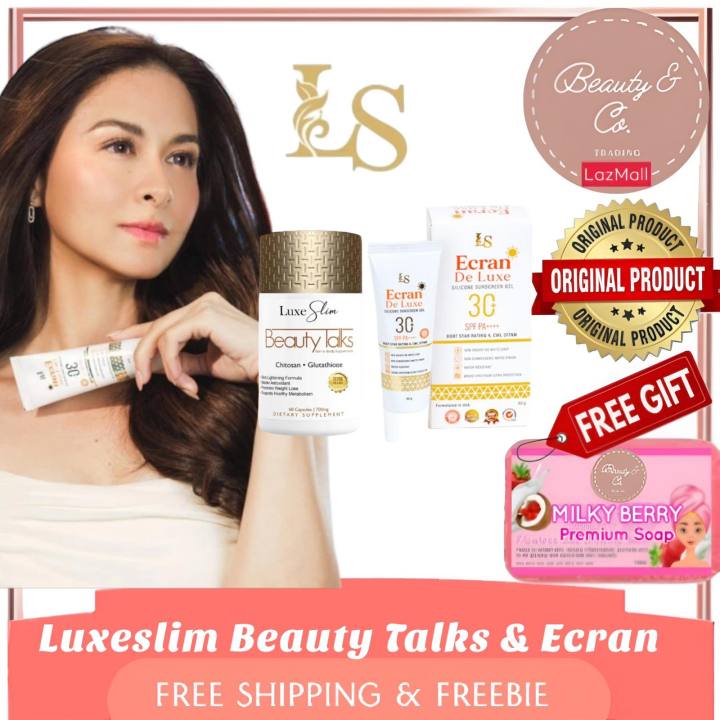 Luxe Slim Beauty Talks Glutathione Capsule, Luxeskin Ecran by Anna ...