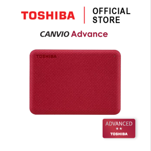Toshiba External HDD (1TB) USB 3.2 SuperSpeed HDD 2.5 รุ่น Canvio Advance V10Security/Auto-backup สี Green/Black/Red/White Harddisk
