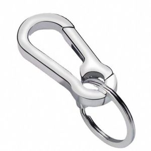 Stainless Steel Key Holder Car Keychain Keyring Men KeyChain Camping Climbing Connect Buckle Personalized Keychains for Men