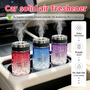 200ML Car Solid Perfume Balm Long Lasting Light Scent Air Freshener Odour Remover Auto Interior Aromatherapy Decoration